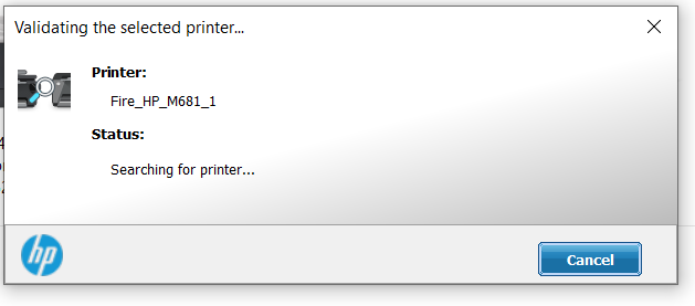 HP Printer Validation